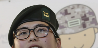 Transgender soldier