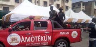 Amotekun arrests three herdsmen, Amotekun apprehend, six suspected bandits, Kajola local government, Okeho, OPC, VGN, herders