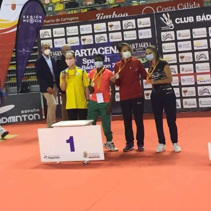 Eniola wins gold medal, 2020 World Para-Badminton championship, in Spain
