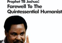 Farewell to TB Joshua