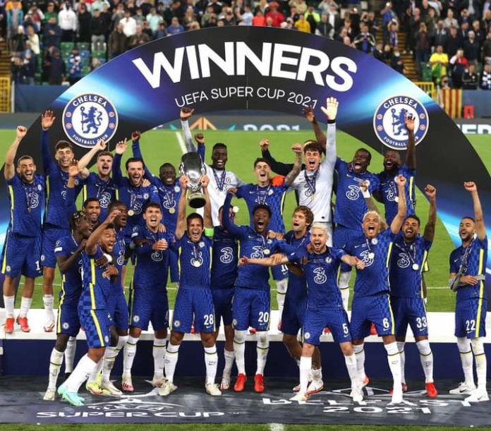 Chelsea wins UEFA super cup