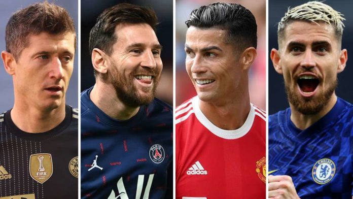 FIFA shortlists Ronaldo, Messi, Lewandowski, 27 others for 2021 Ballon d’Or